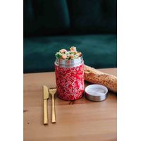 Lunchbox isotherme hanami rouge 600 ml - Visuel 1